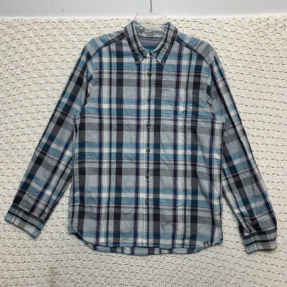 The North Face Shirts Men Sz M Arroyo Plaid  Lightweight  Button Down Multicolor - Picture 1 of 10